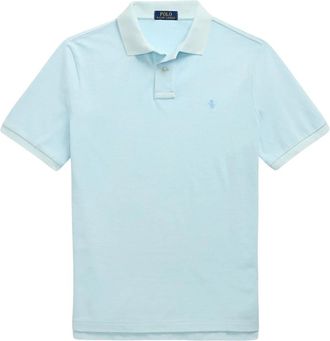 Ralph Lauren Polo Shirt - Heren - Polos - Blauw - M - Katoen - Tops
