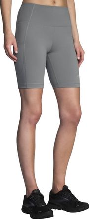 Brooks Womens Method 8 Short In Steel