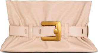 Balmain Anthem shoulder bag - women - CALFSKIN - OS - Neutrals