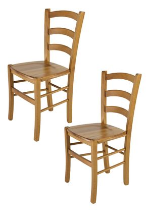 Tommychairs Tommychairs Set 2 Sillas Venice En Madera De Haya Color Roble