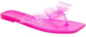 BCBGeneration Lima Bow Flip Flop in Pink at Nordstrom Rack, Size 10