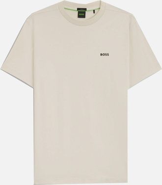 HUGO BOSS Mens Hugo Boss Mens Natural Regular Fit T-shirt. - Tan - Size: 46