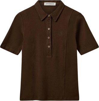 Sofie Schnoor Polo a coste Baelasw - - Tops - Donna - Marrone - S