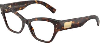 Dolce & Gabbana Modebril Dg 3404 in blauw - Dames - Brillen - Bruin - 54 MM - Accessoires