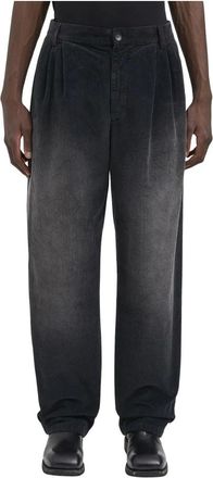 Andrea Ya'aqov Pantaloni Pleated - - Trousers - Uomo - Nero - M