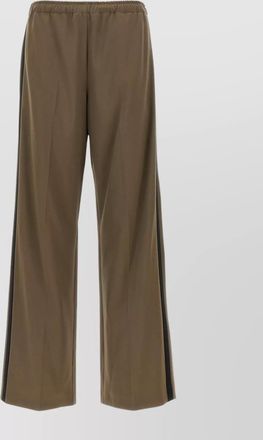 Maison Margiela wide leg trousers satin stripe