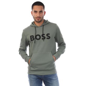 HUGO BOSS Heren Soody Hoodie (Groen)