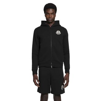 Moncler Logo Cotton Zip-Up Coodie