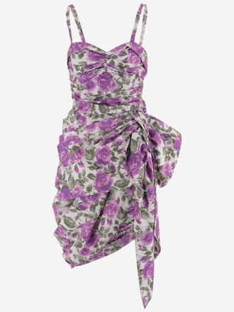 Chlo&eacute; Midikleid aus Baumwollpopeline mit Blumendruck