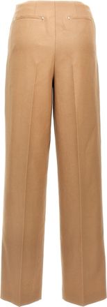 Fendi Womens Beige Wool Dress Pants