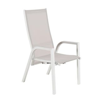 EDÈN JARDÍ Sillón para jardín aluminio blanco