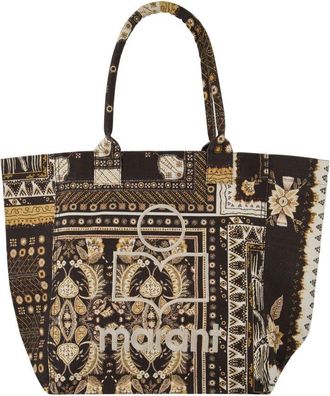 Isabel Marant Yenky Ge Shopper Bag - Cotton - Black