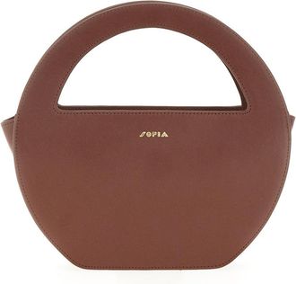 Vix Black Mini Edda Calf Leather Shoulder Bag