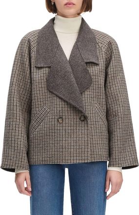 Favorite Daughter The Cameron Plaid Oversized Coat In Dorset Plaid