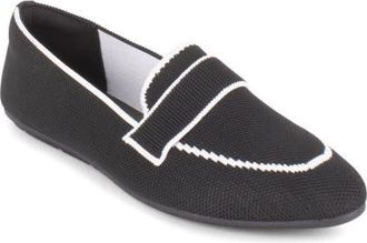 Elie Tahari Stockholm Loafer in Black/Ivory at Nordstrom, Size 6.5