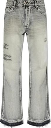 Misbhv Bootcut Denim Broek - Heren - Flared Jeans - Grijs - W29 - Denim - Jeans