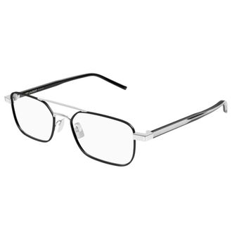 Saint Laurent Accessoires, unisex, Zwart, ONE Size, Leer, Zwarte leren schoudertas