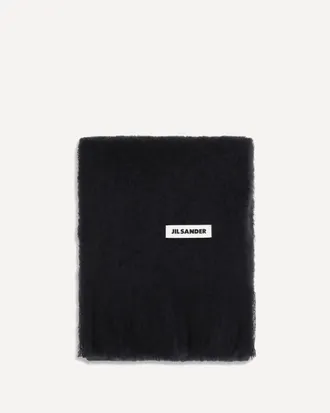 Jil Sander Wool Scarf with logo Female UNI