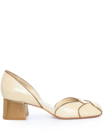 Sarah Chofakian 40 mm Estela pumps - Beige