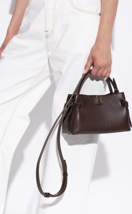 Yuzefi Handbag Gyoza Mini, Womens, Brown