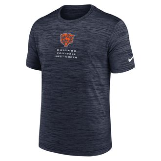 Nike Chicago Bears Velocity Nike Mens Dri-FIT NFL T-Shirt in Blue | NKPQ41L7Q-QMV