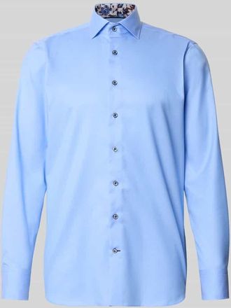 Olymp Tailord Fit Freizeithemd mit Kentkragen Modell Savio in Bleu, Gr&ouml;&szlig;e 38