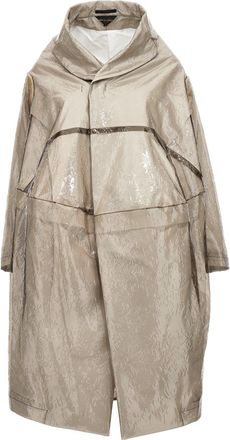 Comme Des Garçons Oversize Texture Trench Coat