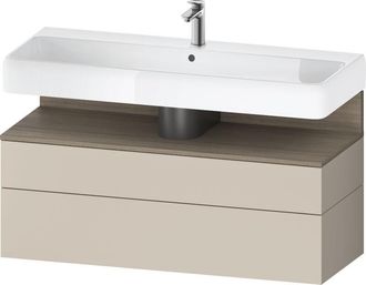 Duravit Qatego Mueble Bajo Lavabo, 1 Extra&iacute;ble Y 1 Caj&oacute;n, - Duravit