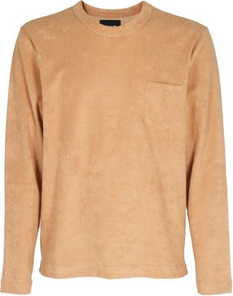 Howlin Zachte Spons Stijl - Heren - Sweatshirts - Bruin - M - Hoodies & sweatvesten