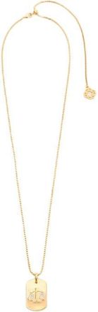Maje Zodiac sign plaque necklace in Libra at Nordstrom
