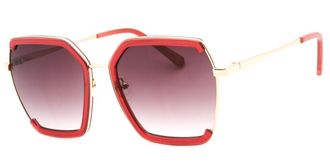 Guess GF0418 69T Womens Sunglasses Burgundy Size 58