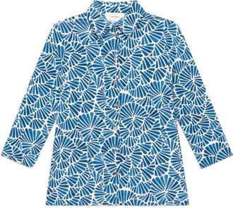 Maliparmi Shirts, female, Blue, Size: 2XL Camicia Shell Shirt