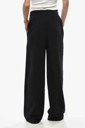Gucci Joggers Palazzo in Cotone Garzato Gucci