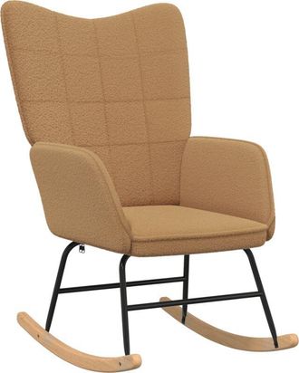 vidaXL Silla Relax Beige 61 x 78 x 98 cm tela Vidaxl