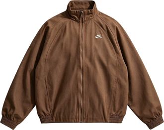 Nike SB Denim Full-Zip Track Jacket Mosswood Brown/White IH1989-235