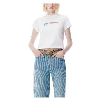 Alexander Wang Mujer, Camisetas, Blanco, Talla: L