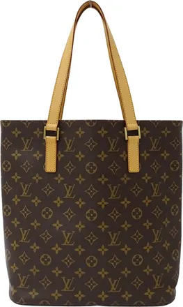 Louis Vuitton Brown Monogram Canvas Handbag Tote Bag (Pre-Owned)