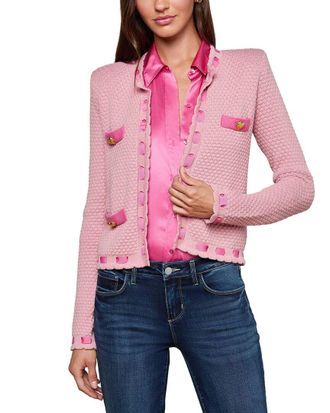 L'agence Astor Wool-Blend Cardigan