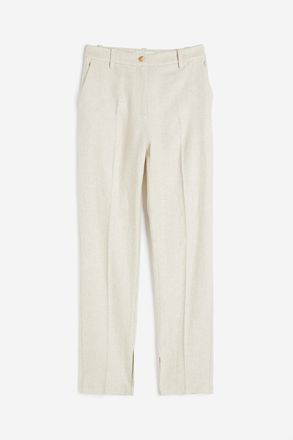 H&M Hose aus Leinenmischung - Beige
