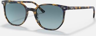Ray-Ban Womens Elliot Sunglasses In Polished Yellow & Blue Havana