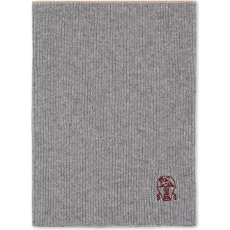Brunello Cucinelli Neck warmer in Light Grey at Nordstrom, Size Xx-Large