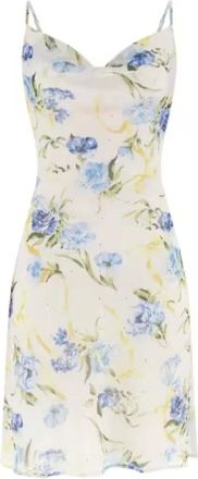 Guess Kleedjes, Dames, Veelkleurig, S, SL Linda Mini Slip Dress