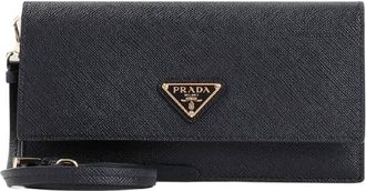 Prada Signature Logo Emblem Leather Mini Bag