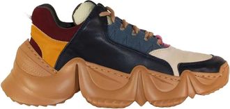 ANOTHER PROJECT Leslie leren sneakers - Blauw