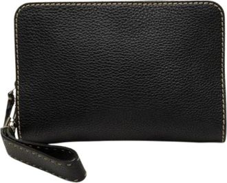 Fendi Borsa Clutch Vintage Pre-owned - - Pre-owned - Donna - Nero - ONE SIZE