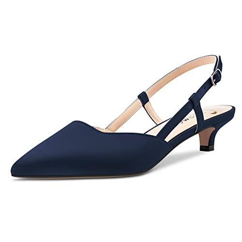 Sandales Slingback Castamere Femme - Talon Bloc 3cm - Bout Ouvert - Style Danse