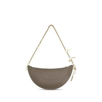 Chlo&eacute; Womens Gray Calf Leather Bos Taurus Shoulder Bag