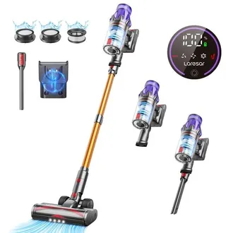 OEM Aspirateur Sans Fil, 500w, Forte Puissance DAspiration Pour Un Nettoyage En Profondeur Des Sols Et Des Poils DAnimaux, &Eacute;cran Lcd Intelligent Avec Batt
