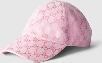 Gucci GG Cotton Canvas Baseball Hat, Pink