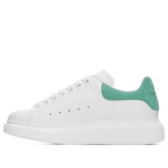 Alexander McQueen (WMNS) Alexander McQueen Low-Top Larry Sneakers White Green 553770WHGP79462